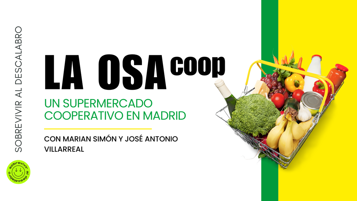 Productos de calidad a precios asequibles, redes comunitarias, cooperación, agroecología… Además de la producción de alimentos saludables y de proximidad, la soberanía alimentaria pasa necesariamente por fórmulas de consumo responsable y cadenas de distribución cortas. Así lo piensan también en LA OSA, un supermercado cooperativo del barrio de La Ventilla (Madrid) con más de 1400 personas asociadas. Hablamos con Villa y Marian sobre cultura alimentaria, circuitos de distribución, embalajes y productos a granel, modelos de negocio, éxitos y dificultades del proyecto… En el consumo, también Apoyo Mutuo.